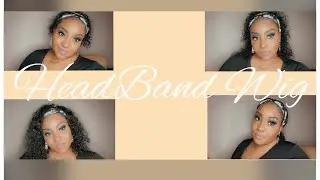 Omg I tried a Headband Wig #Alibeauty #HeadbandWig #HairReview