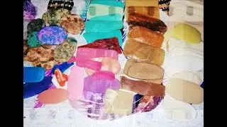 Ломаю мыльные обрезки, обмылки /Breaking the soap
