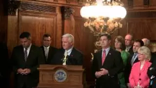 Gov. Tom Corbett Q/A on state budget passage