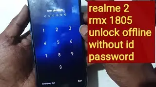 realme 2 unlock pattern pin password frp | realme rmx 1805 unlock by emmc tool offline
