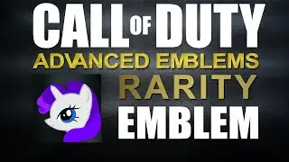 Call of Duty Advanced Warfare Emblem - My Little Pony's Rarity CoD: AW Emblem Tutorial