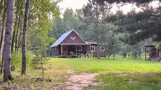 Off Grid In Minnesota: Working On The Addition, Picking WILD Blueberries