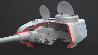 Tank T-34-85 Turret 3D-Model / Башта Т-34-85