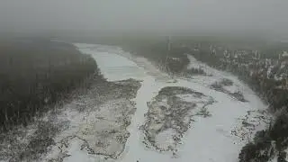 Окрестности реки Пякупур, вид с верху.