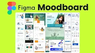 How to make a Moodboard design in Figma | For a web design client
