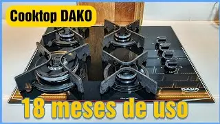 ♨️Cooktop DAKO 4 bocas e TRIPLA CHAMA depois de 1 ano e meio de USO!