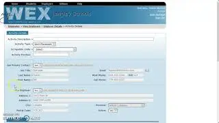 Submitting a new employer and activity on myWEX