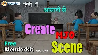 Blender Sunday Tools Tips I Create MJO Scene Easy Blender kit 