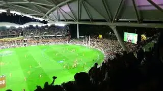 Collingwood VS Hawthorn Final Siren: Crowd Reaction
