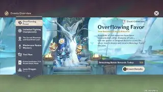 Overflowing Favor Event - Genshin Impact - Version 5.5 (HD)
