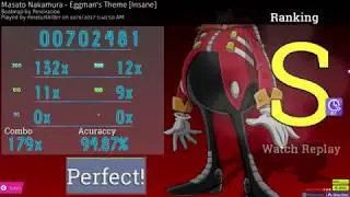 Osu! Eggman's Theme [Insane] +DT Full Combo