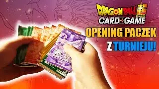 Otwieramy Paczki z turnieju   Dragon Ball Super Card Game