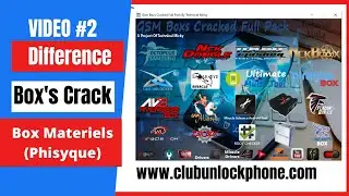 C'est quoi Box ? Video#2 Difference entre Box Crack et Box Materiel ou Phisyque GSM ALl Cracked
