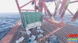 Taking OIL Rig  /RUST CONSOLE/