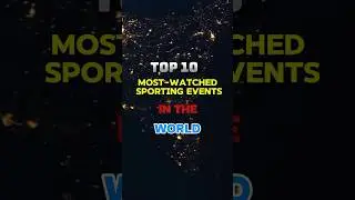 Top 10 MOST WATCHED SPORTING EVENTS IN THE WORLD. #puzzlechallenge #quiz #gk #viralshorts2024