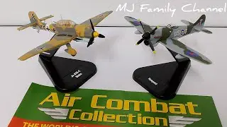 Air Combat Collection Part 1 Stuka Dive Bomber & Hawker Typhoon 1/100 Die-cast Models 2003 Review