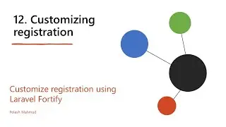 12. Customizing registration