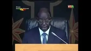 Le discours d'ouverture de Mr Moustapha Niass Président de l'assemblée nationale