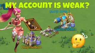 Lords Mobile - Why I am not using my own account as a rally lead. Maxed accounts are too strong
