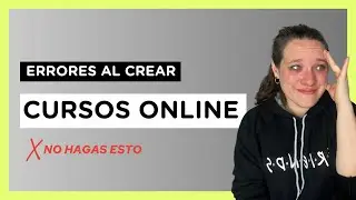 3 ERRORES comunes al crear formaciones o CURSOS ONLINE