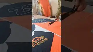 Раскрой футболки, сублимация 