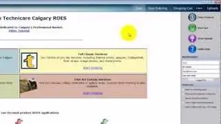 How to use Technicare Calgary ROES
