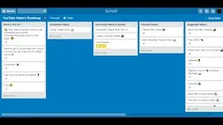 An Inside Look Into What I have Planned - Trello Roadmap