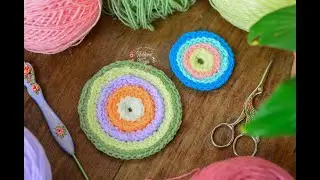 Círculos en relieve (Técnicas y crochet)