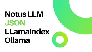 JSON Output with Notus Local LLM [LlamaIndex, Ollama, Weaviate]