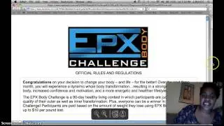 EPX PRODUCT OUTLINE HOW TO GET PAID TO LOSE WEIGHT