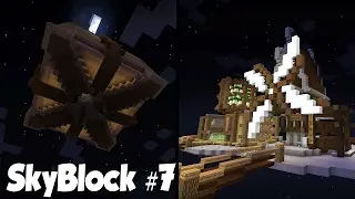 SkyBlock #7: X Ферма Мобов и Ферма Пшеницы!