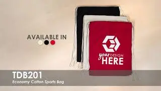 Economy Cotton Sports Bag | TDB201