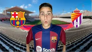 HINCHA del BARÇA REACCIONA al FC BARCELONA vs REAL VALLADOLID en DIRECTO🔴