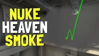 Fast Nuke Heaven Smoke. 128 + 64 tick. (CS:GO)