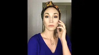 ЭЛЕМЕНТАРНОЕ повязание платка на голову. ЧИТАЕМ ОПИСАНИЕ ПОД ВИДЕО!