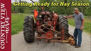 Fixing the Sickle Bar Mower we bought at auction.  New Holland 451 Sickle Bar Mower