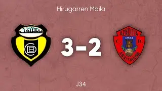Basconia 3-2 Anaitasuna (34. Jardunaldia)