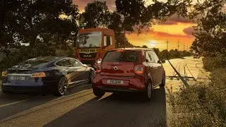Car Crashes and Highway Accidents - BeamNG.Drive