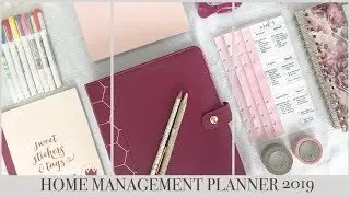 DIY HOME MANAGEMENT PLANNER 2019