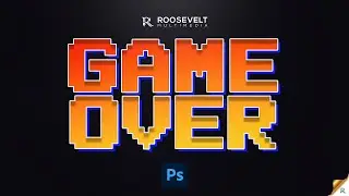 How to create a Retro Pixel Game Text Effect in Photoshop