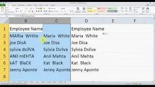 Excel convert text to proper case