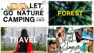 Camping Travel Adventure — After Effects template