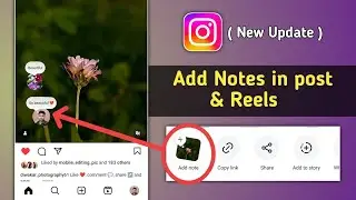 How to Add Notes on Instagram Posts and Reels