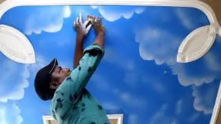 letest spray ceiling design Painting Tech