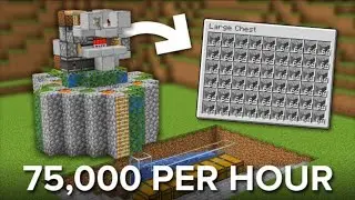Minecraft Easy Cobblestone Fram Tutorial || Fully Atomatic || Sizan Gamer