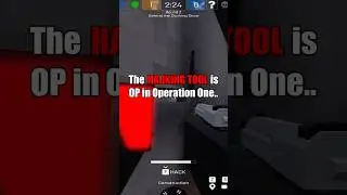 The Hacking Tool is INSANE in Operation One.. (Roblox Siege)  