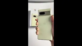 Google Pixel 7 | Unboxing | First Look | Fingerprint Sensor | Wallpapers | Lemon Grass 💚 #shorts