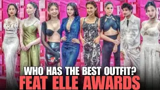 WHO HAS THE BEST OUTFIT feat ELLE Awards | Sonal Chauhan , Kriti Sanon , Nushrat , Sara Tendulkar