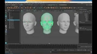 Creating mouth shapes for blend shape animations in Maya