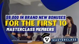 $9,000 In Brand New Bonuses For The First 10 Masterclass Members